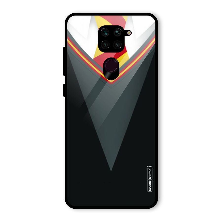 Brave Heart Glass Back Case for Redmi Note 9