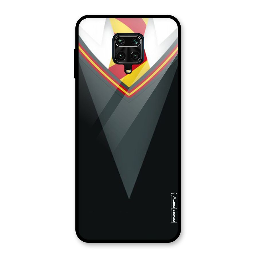 Brave Heart Glass Back Case for Redmi Note 9 Pro