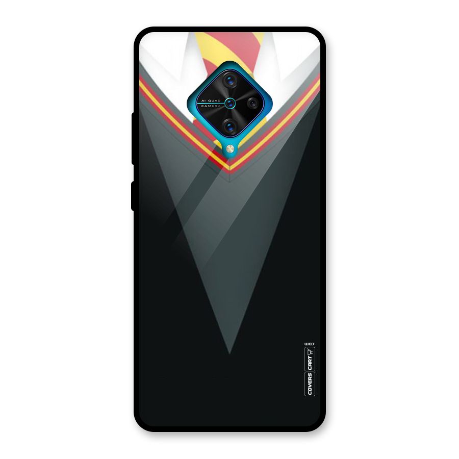 Brave Heart Glass Back Case for Vivo S1 Pro