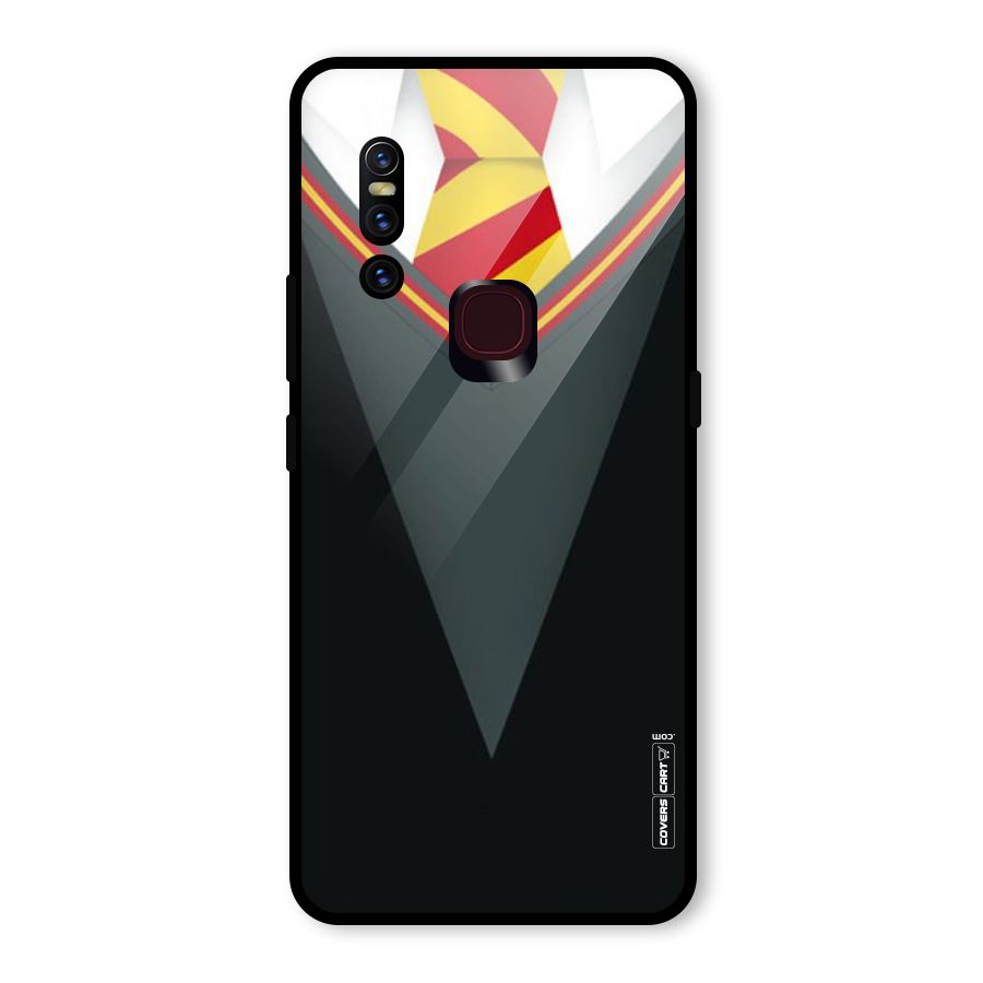 Brave Heart Glass Back Case for Vivo V15