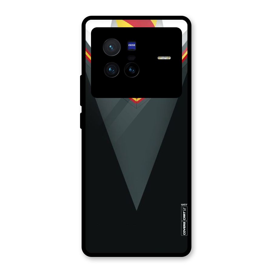 Brave Heart Glass Back Case for Vivo X80