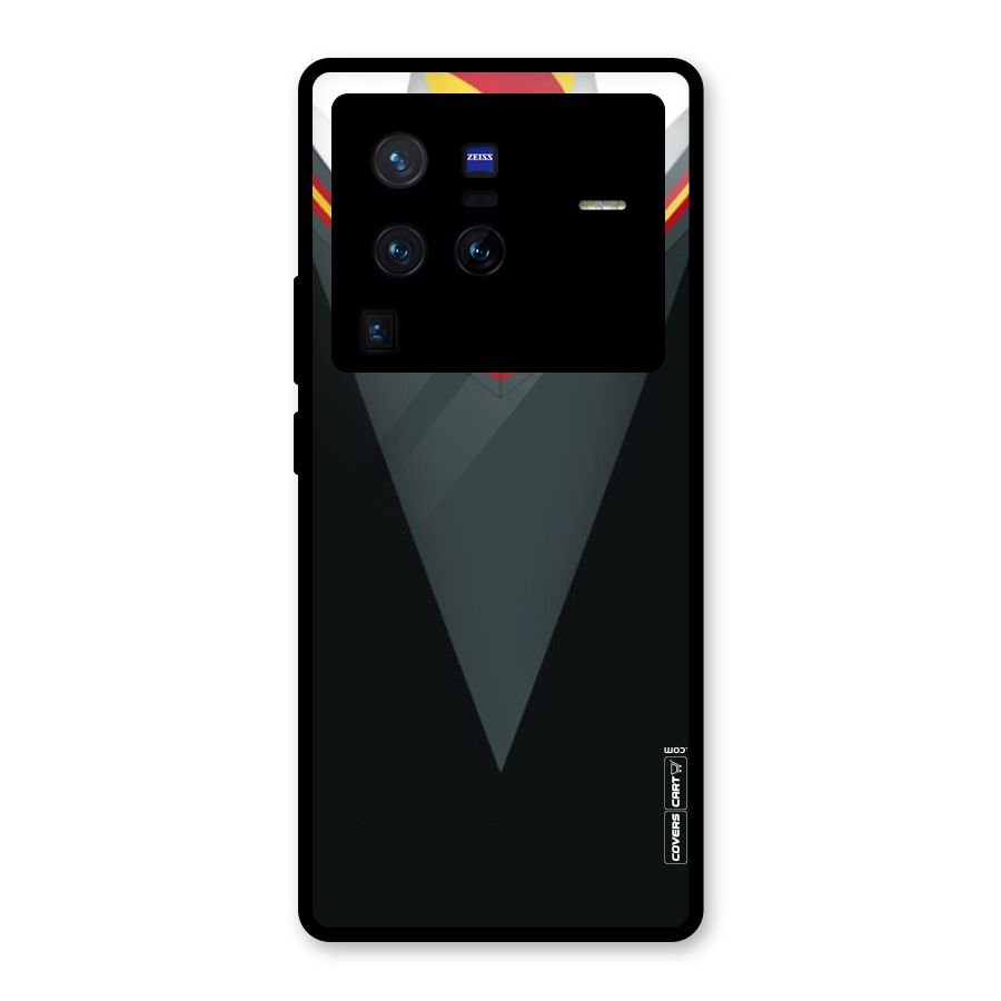 Brave Heart Glass Back Case for Vivo X80 Pro