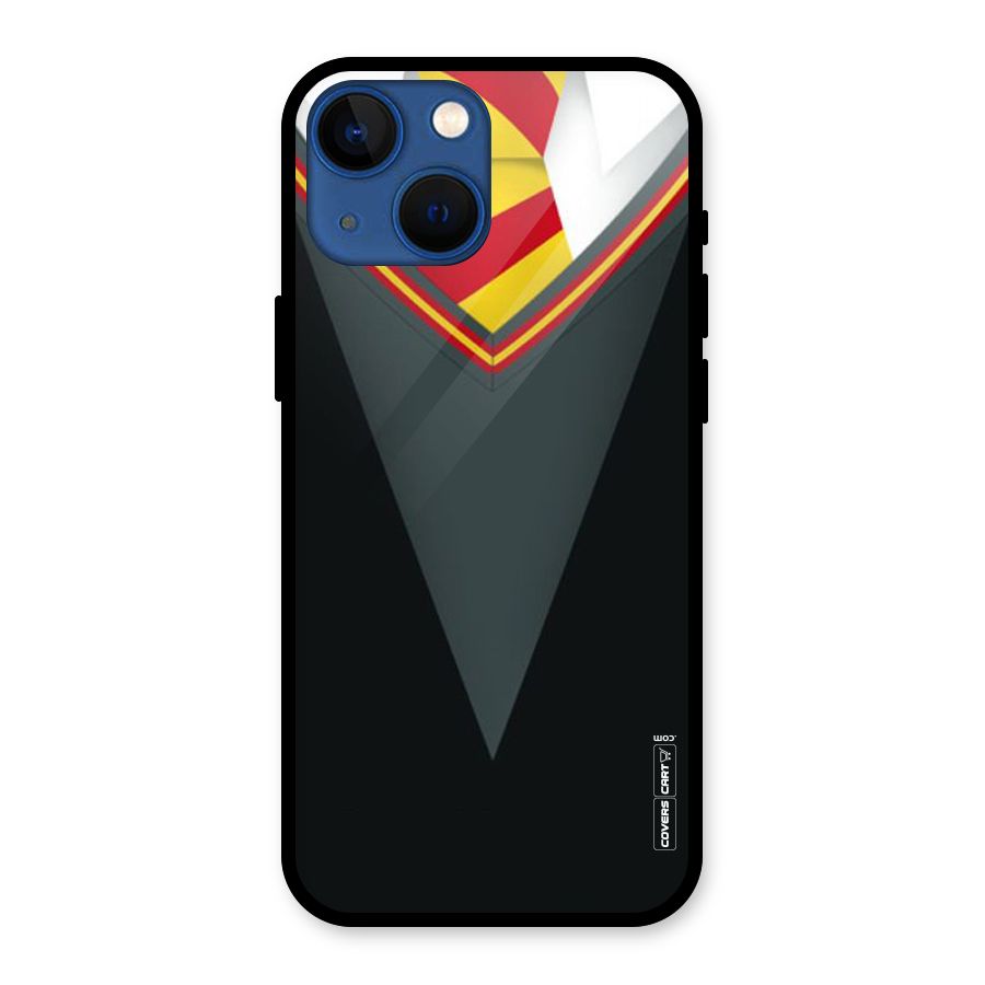 Brave Heart Glass Back Case for iPhone 13 Mini