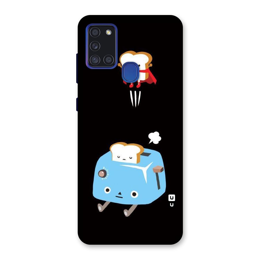 Bread Toast Back Case for Galaxy A21s