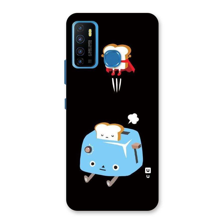 Bread Toast Back Case for Infinix Hot 9