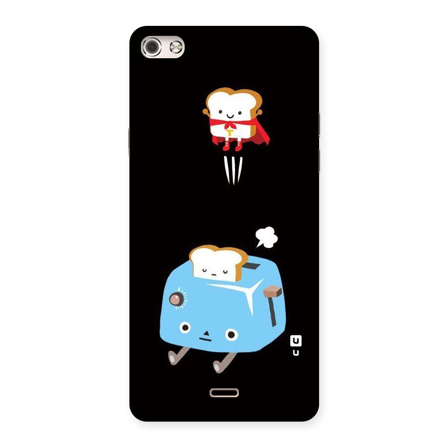 Bread Toast Back Case for Micromax Canvas Silver 5
