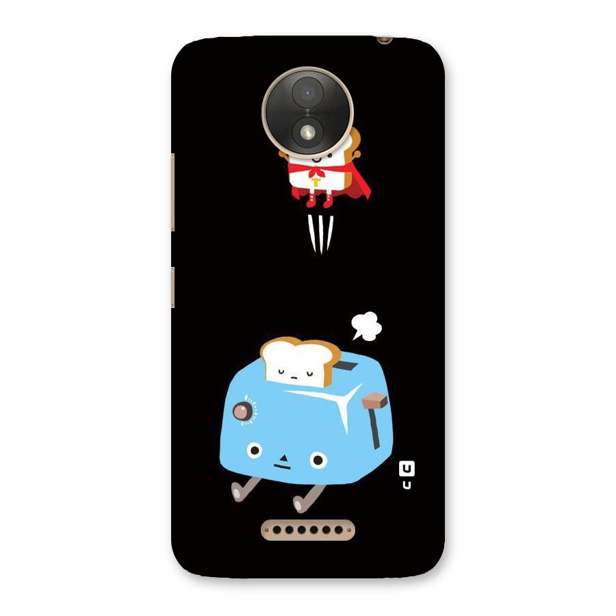 Bread Toast Back Case for Moto C Plus
