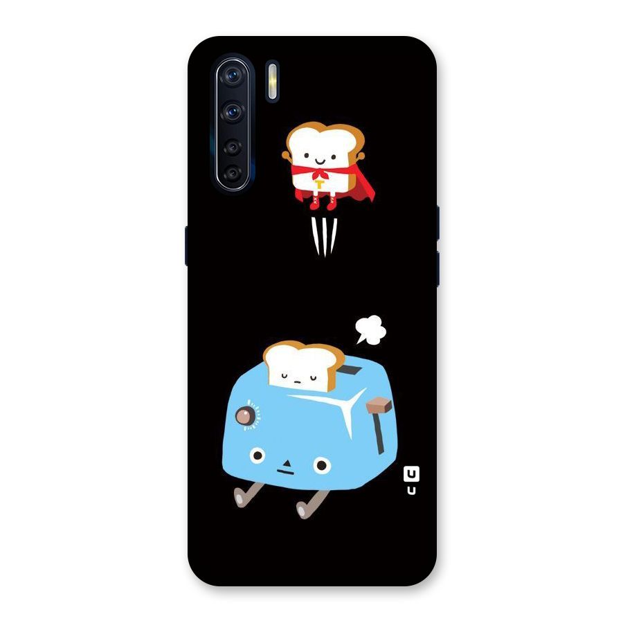 Bread Toast Back Case for Oppo F15
