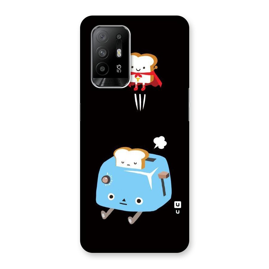 Bread Toast Back Case for Oppo F19 Pro Plus 5G