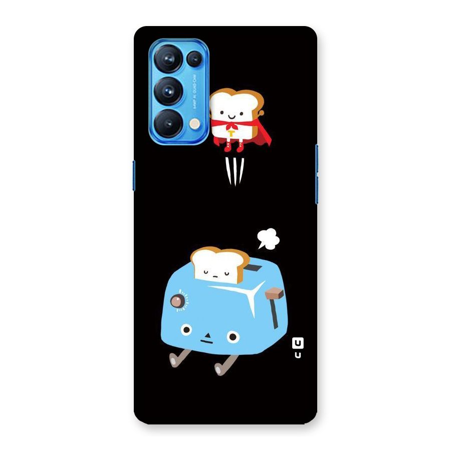 Bread Toast Back Case for Oppo Reno5 Pro 5G