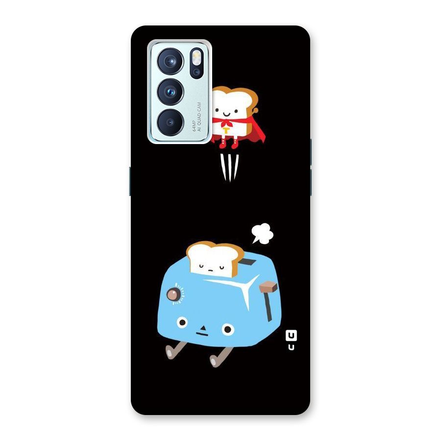 Bread Toast Back Case for Oppo Reno6 Pro 5G