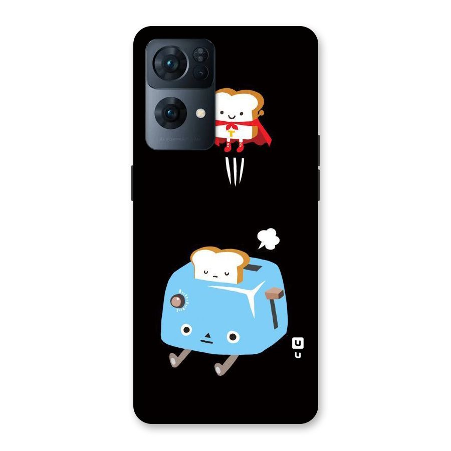 Bread Toast Back Case for Oppo Reno7 Pro 5G