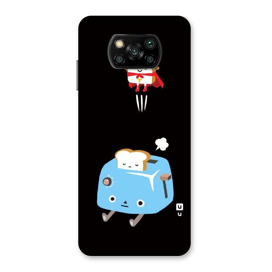 Bread Toast Back Case for Poco X3