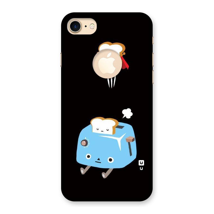 Bread Toast Back Case for iPhone 7 Logo Cut