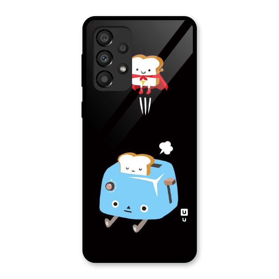Bread Toast Glass Back Case for Galaxy A33 5G