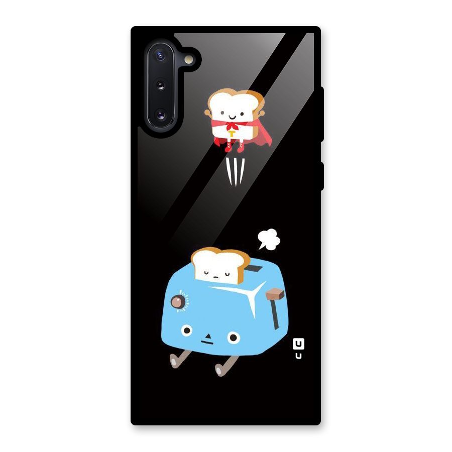 Bread Toast Glass Back Case for Galaxy Note 10
