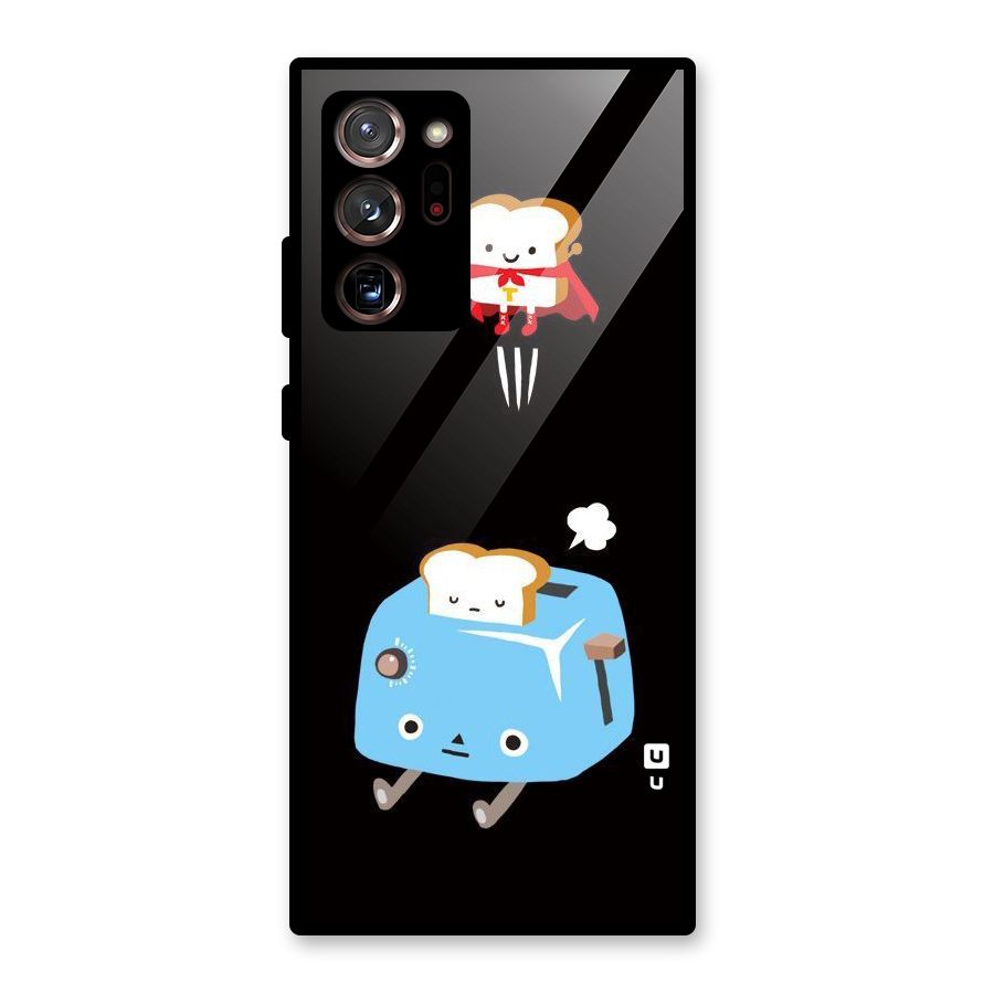Bread Toast Glass Back Case for Galaxy Note 20 Ultra
