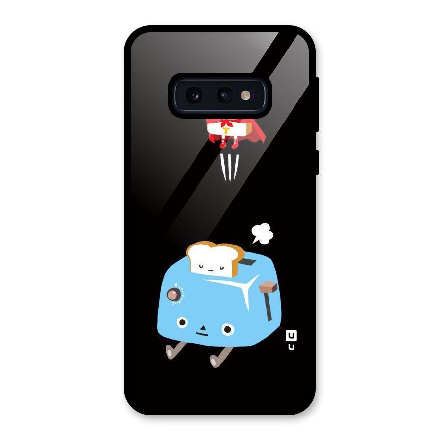 Bread Toast Glass Back Case for Galaxy S10e