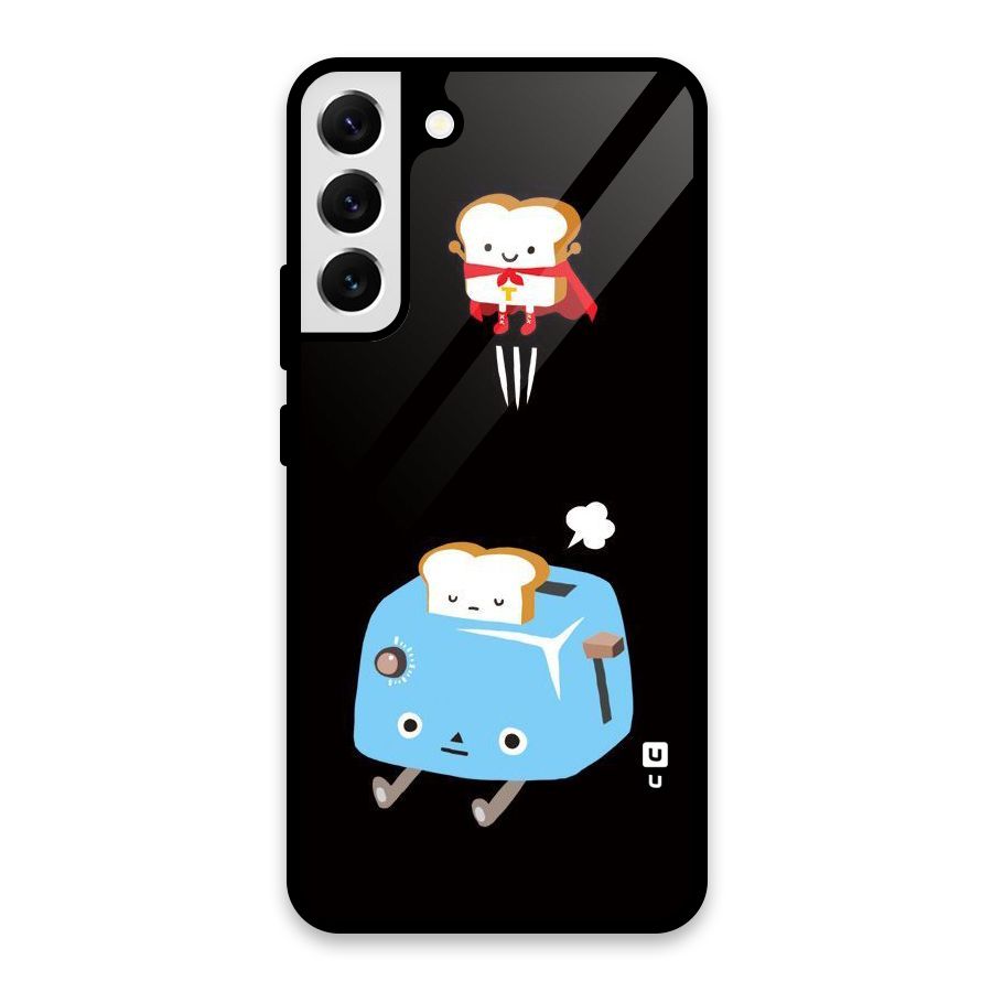 Bread Toast Glass Back Case for Galaxy S22 Plus 5G