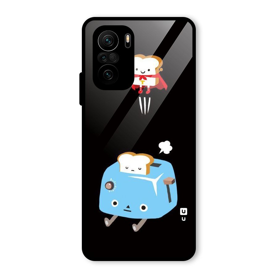Bread Toast Glass Back Case for Mi 11x
