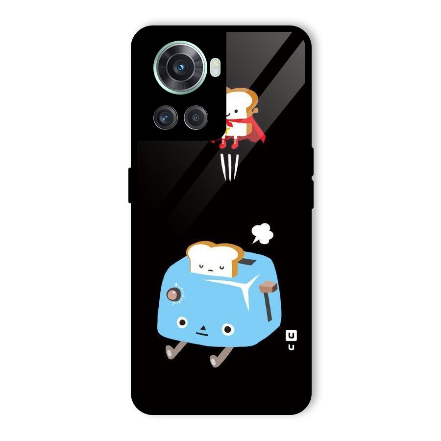 Bread Toast Glass Back Case for OnePlus 10R