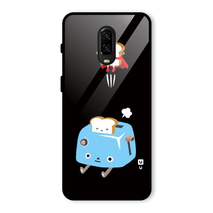 Bread Toast Glass Back Case for OnePlus 6T
