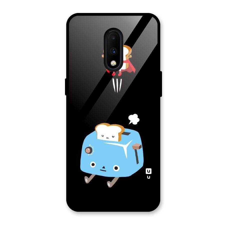 Bread Toast Glass Back Case for OnePlus 7