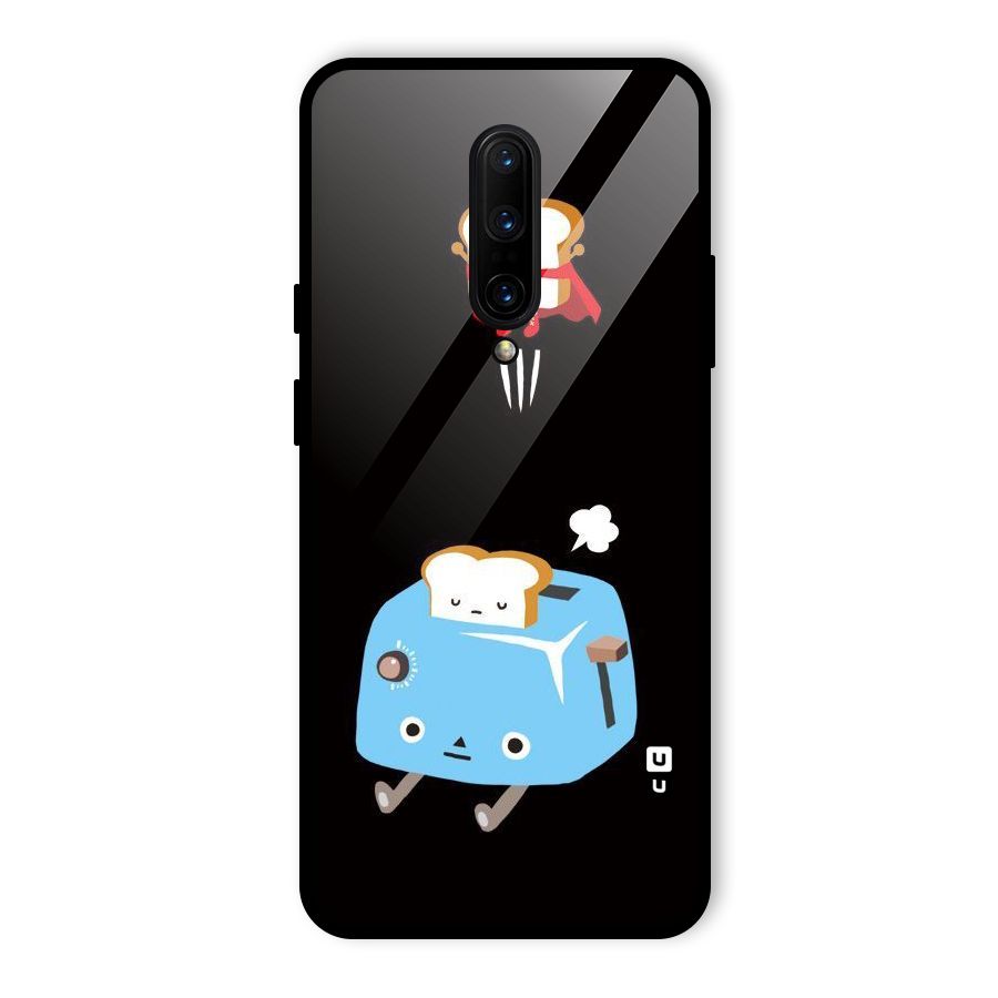 Bread Toast Glass Back Case for OnePlus 7 Pro