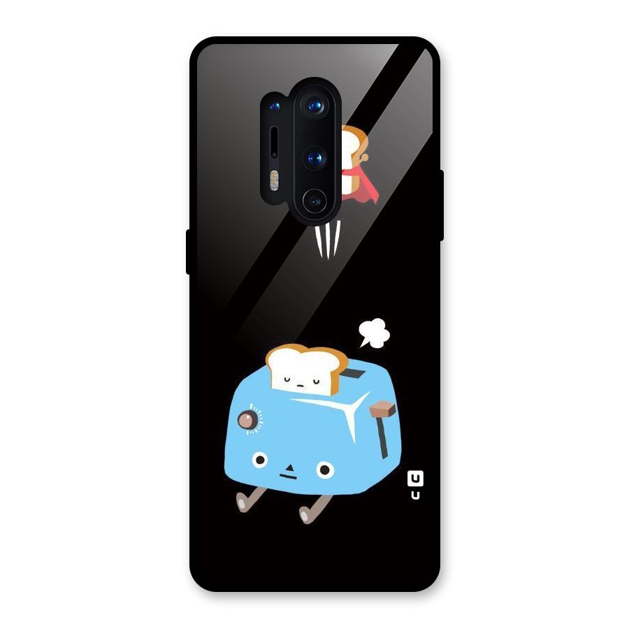 Bread Toast Glass Back Case for OnePlus 8 Pro