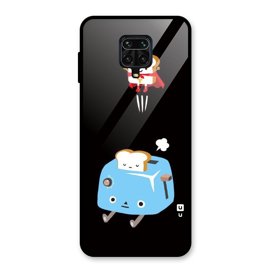 Bread Toast Glass Back Case for Poco M2 Pro