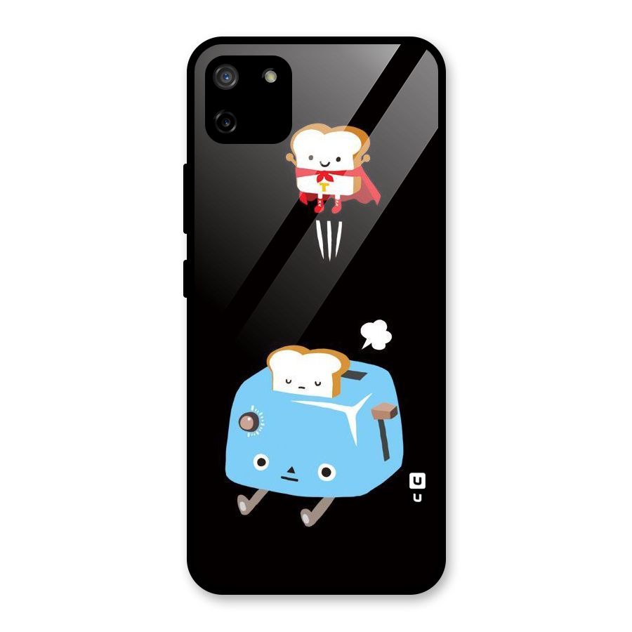 Bread Toast Glass Back Case for Realme C11