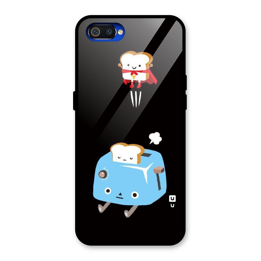 Bread Toast Glass Back Case for Realme C2