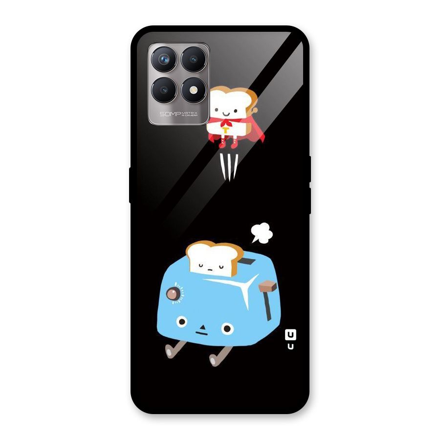 Bread Toast Glass Back Case for Realme Narzo 50