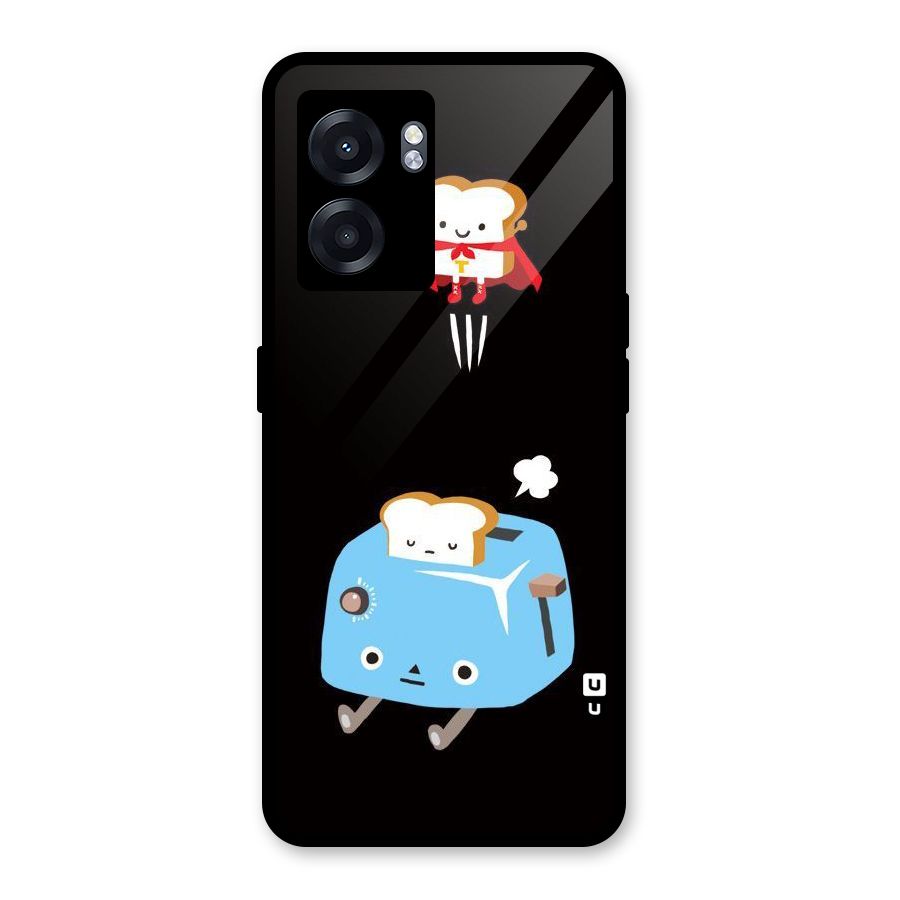 Bread Toast Glass Back Case for Realme Narzo 50 5G