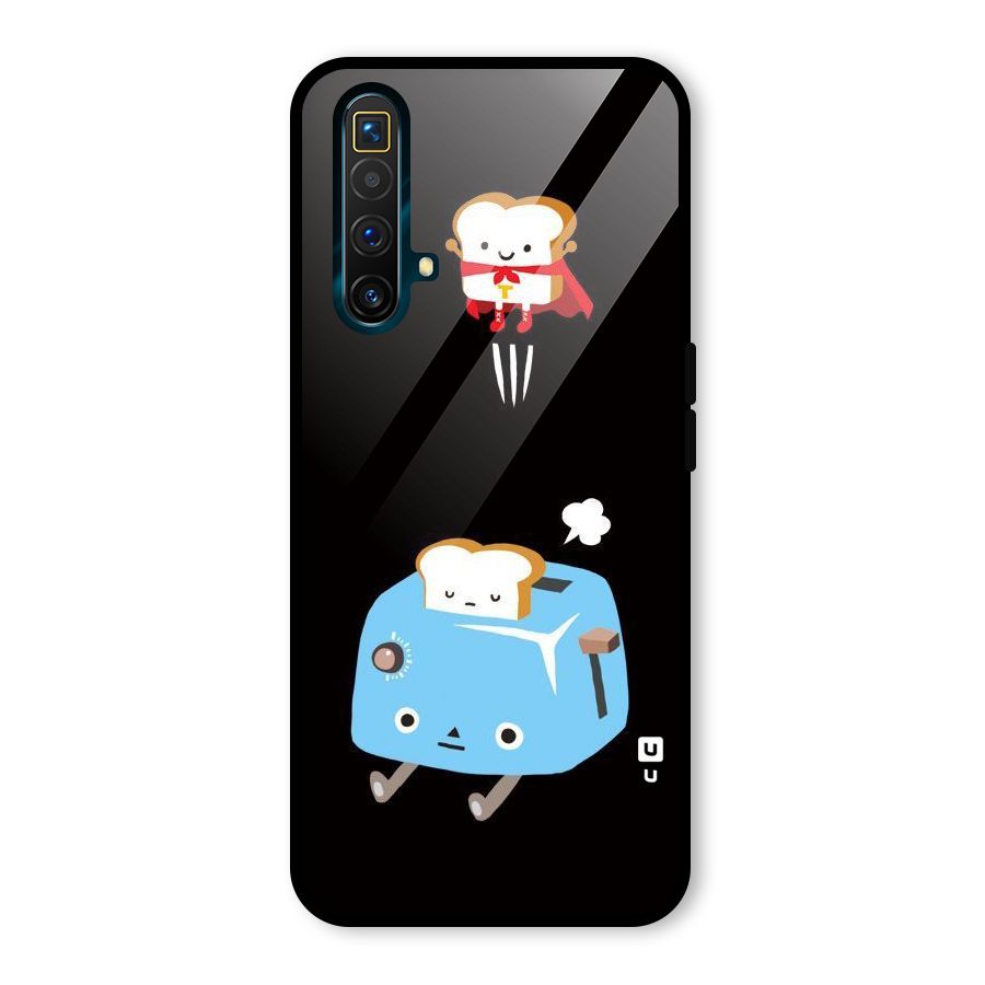 Bread Toast Glass Back Case for Realme X3