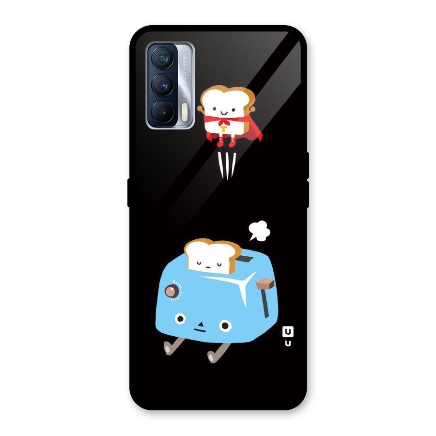 Bread Toast Glass Back Case for Realme X7