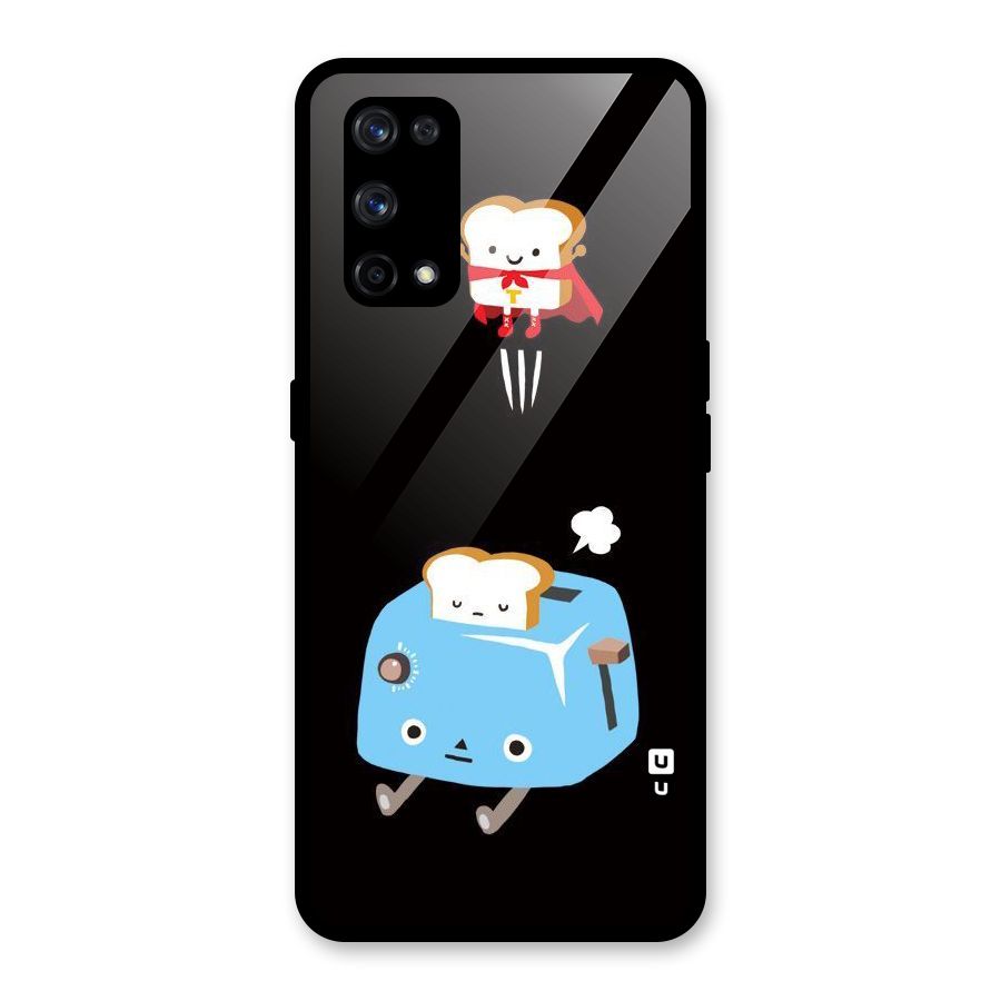 Bread Toast Glass Back Case for Realme X7 Pro
