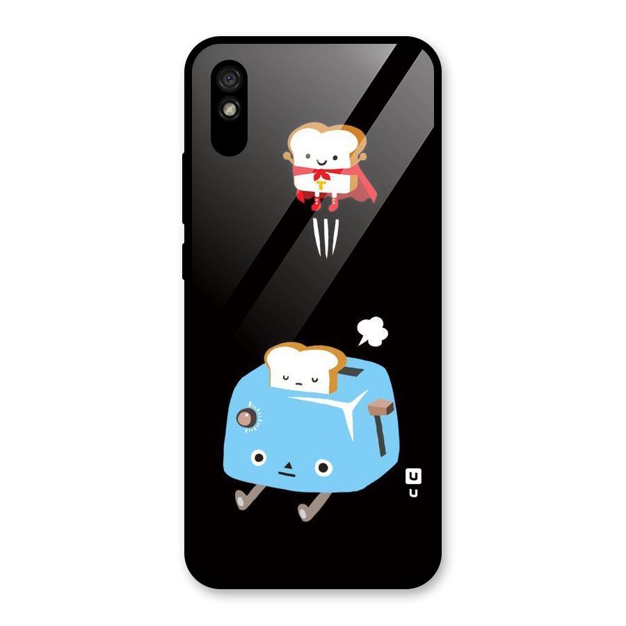 Bread Toast Glass Back Case for Redmi 9i