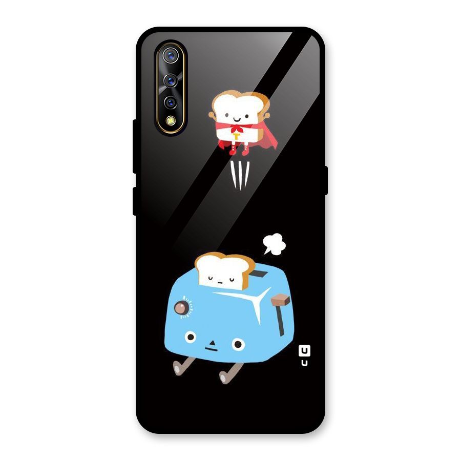 Bread Toast Glass Back Case for Vivo S1