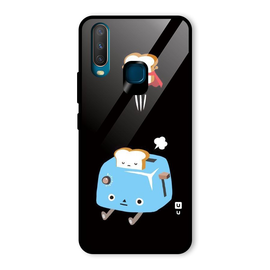 Bread Toast Glass Back Case for Vivo U10