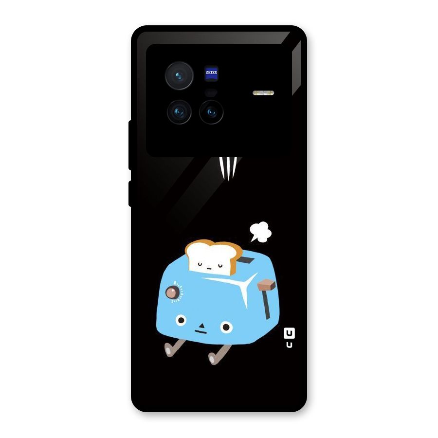 Bread Toast Glass Back Case for Vivo X80