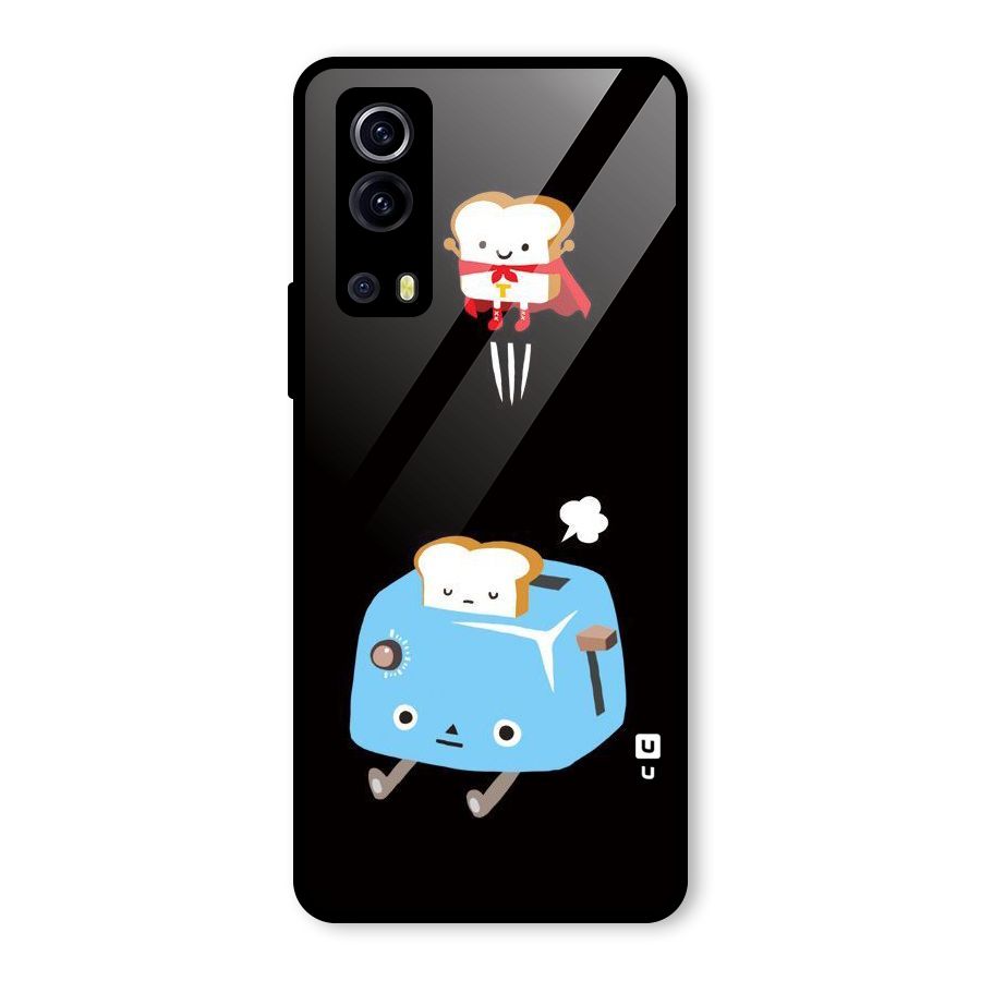Bread Toast Glass Back Case for Vivo iQOO Z3