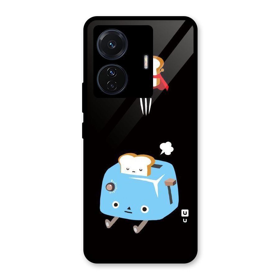 Bread Toast Glass Back Case for Vivo iQOO Z6 Pro
