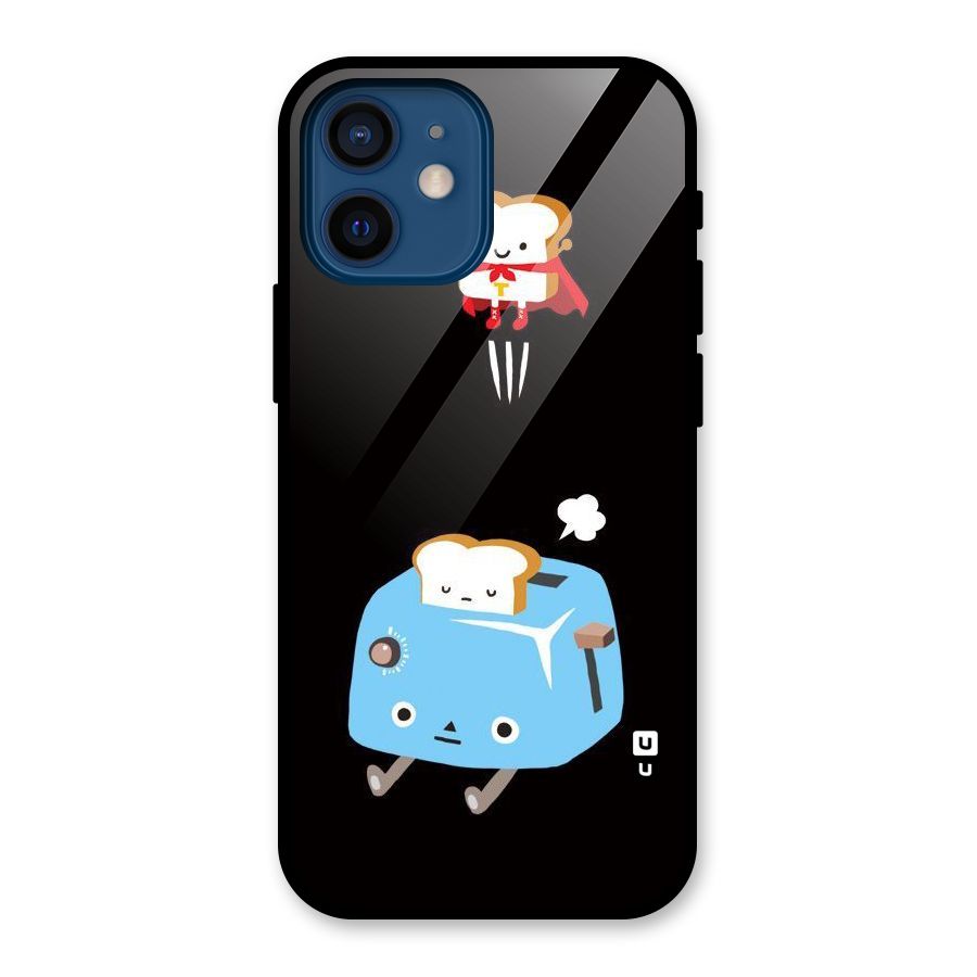 Bread Toast Glass Back Case for iPhone 12 Mini