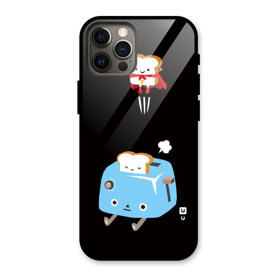 Bread Toast Glass Back Case for iPhone 12 Pro