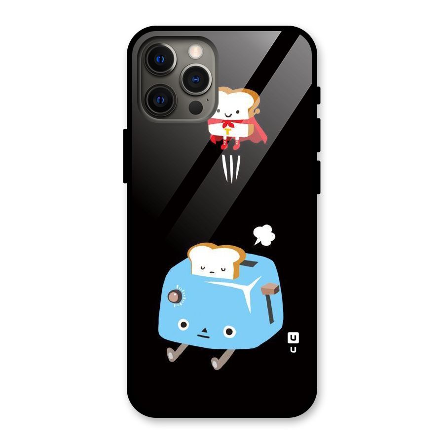 Bread Toast Glass Back Case for iPhone 12 Pro Max