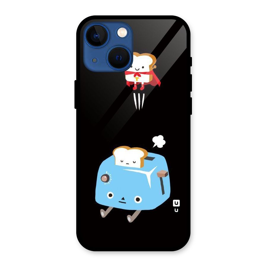 Bread Toast Glass Back Case for iPhone 13 Mini