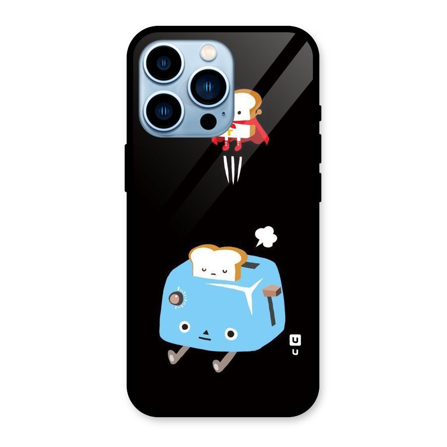 Bread Toast Glass Back Case for iPhone 13 Pro