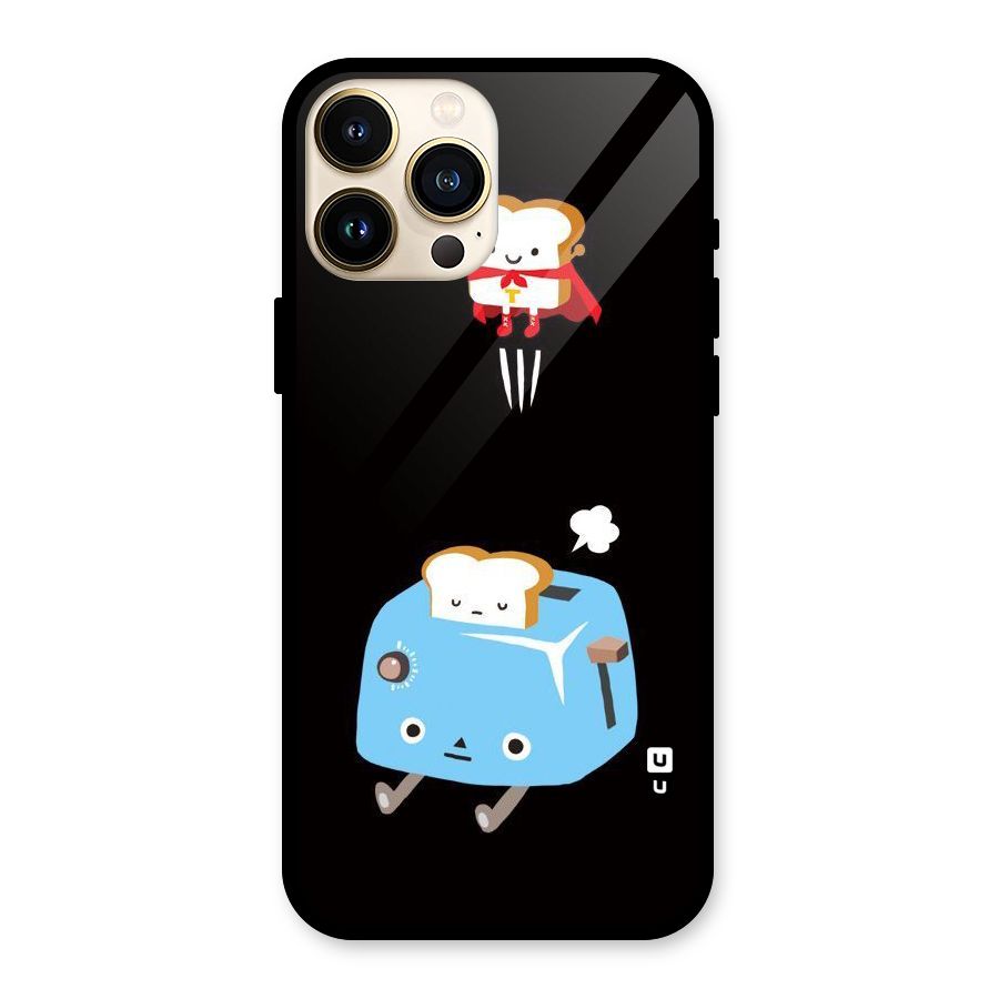 Bread Toast Glass Back Case for iPhone 13 Pro Max