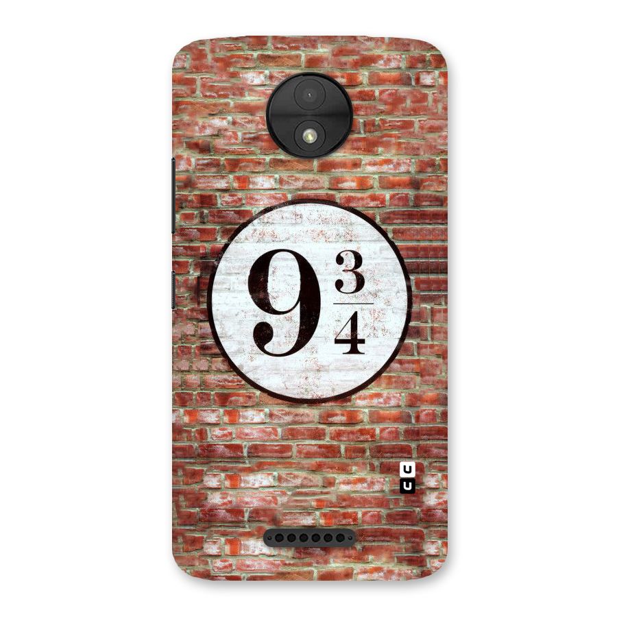 Brick Bang Back Case for Moto C